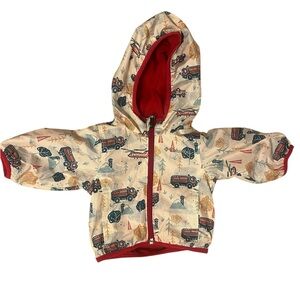 Columbia infant hooded jacket Mini Pixel Grabber II fleece-lined vehicle 0-3